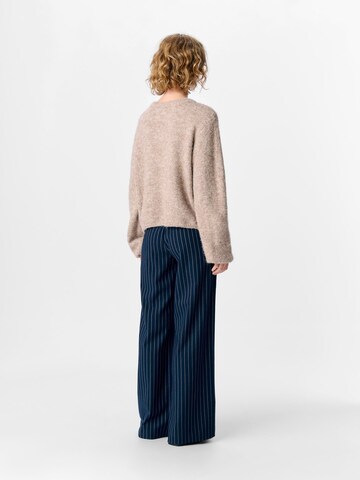 Wide Leg Pantalon 'OBJLISA' OBJECT en bleu