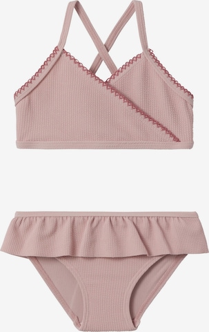 Bikini NAME IT en rose : devant