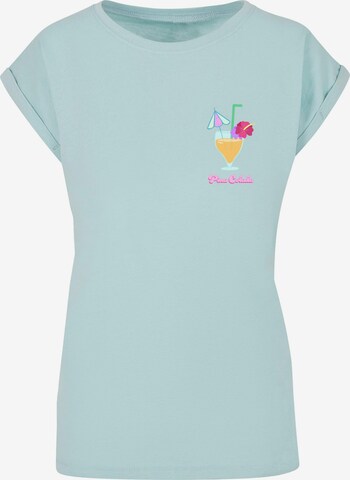 Merchcode Shirt 'Pina Colada' in Blue: front