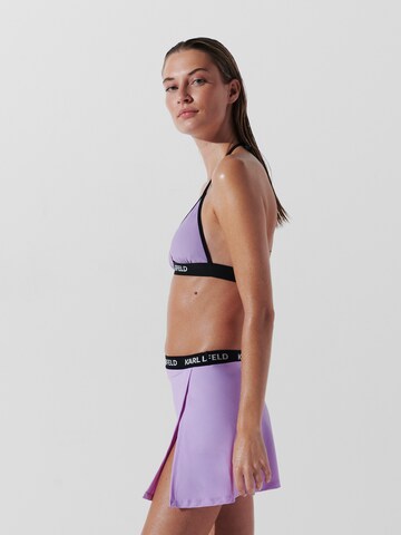 Karl Lagerfeld Skirt in Purple