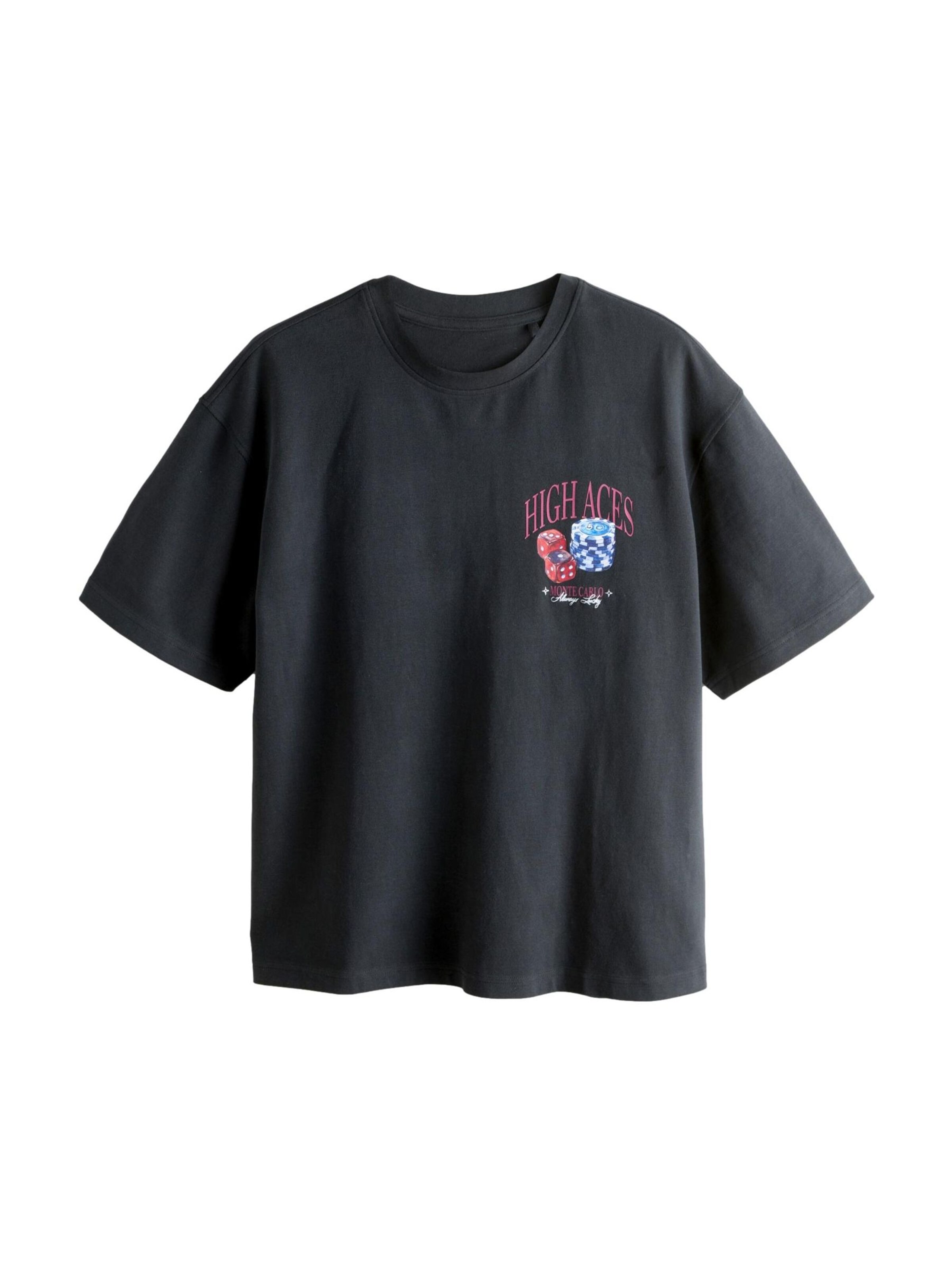 Next T-Shirt in Schwarz: Vorderseite