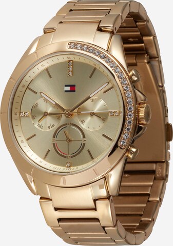 TOMMY HILFIGER Analoog horloge in Goud: voorkant