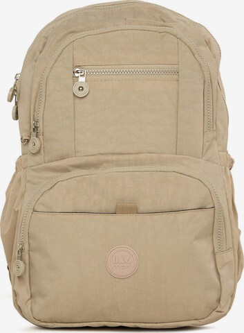 BagMori Backpack in Beige: front