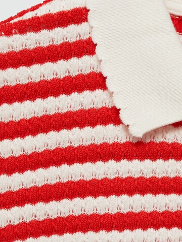 MANGO Knit cardigan in Red