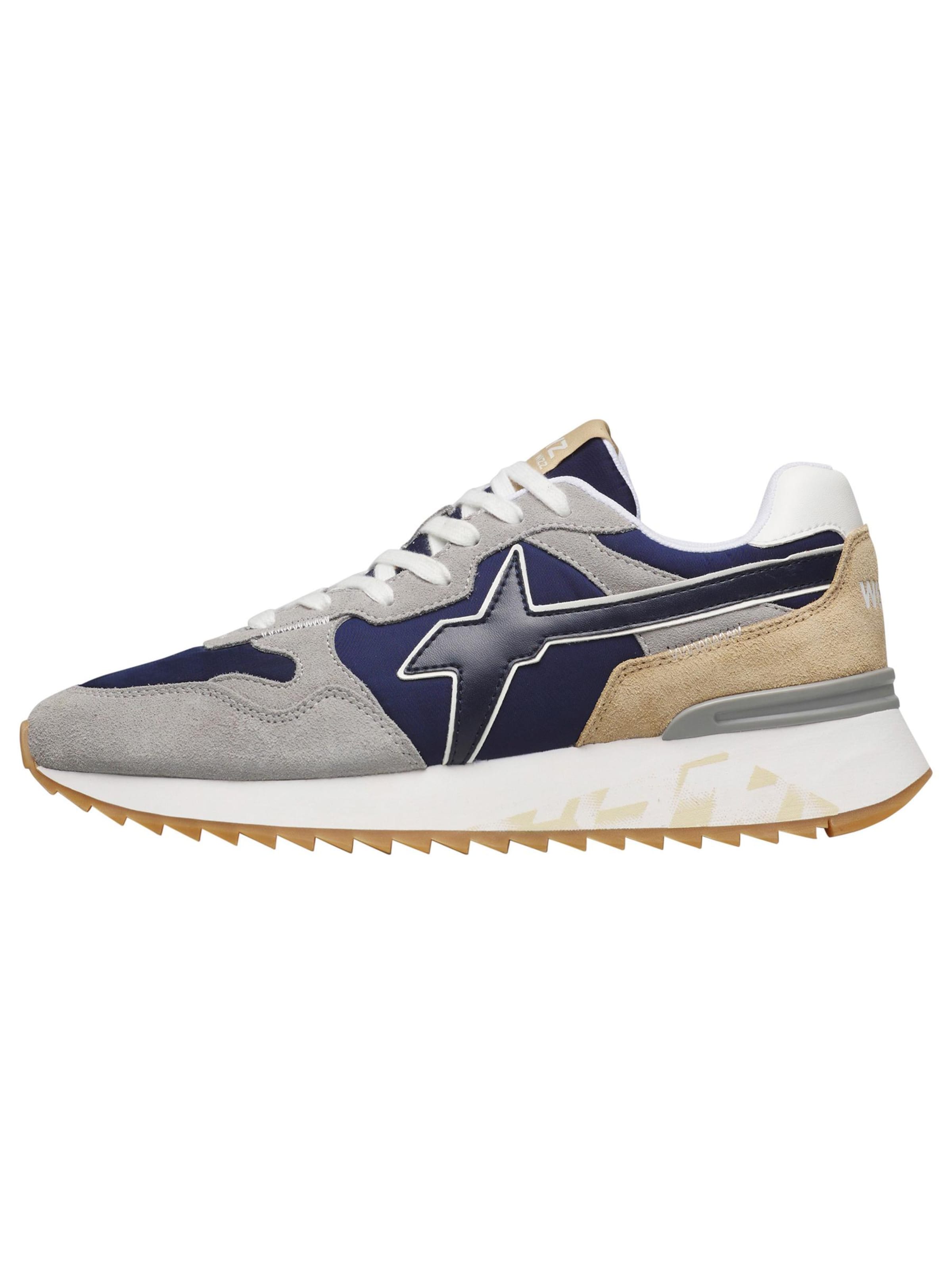 W6YZ Platform trainers in Grey: front
