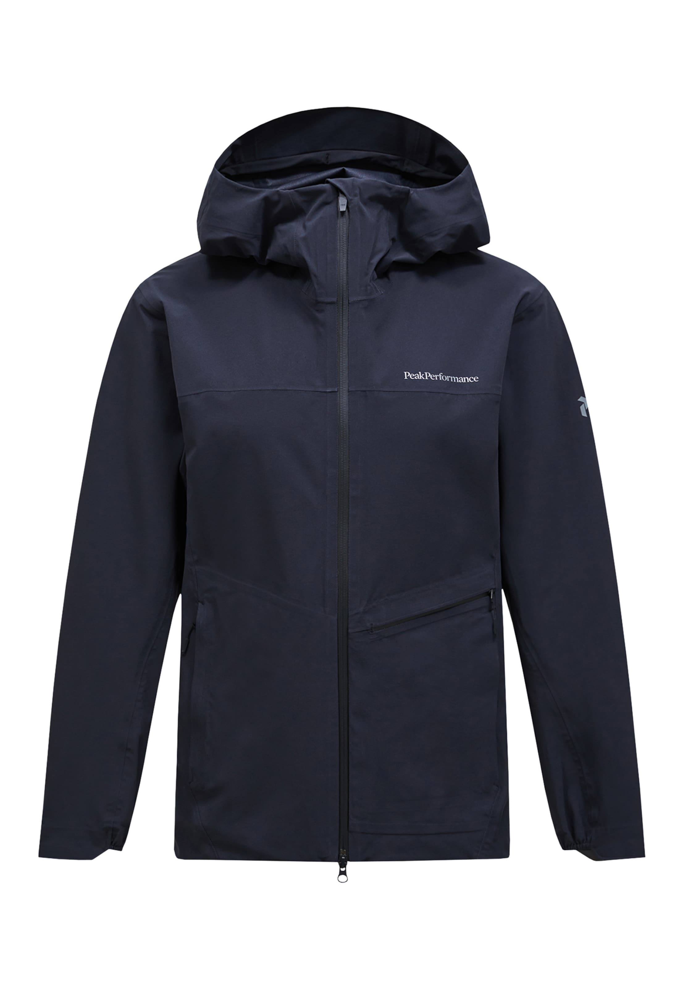 Veste outdoor PEAK PERFORMANCE en noir : devant