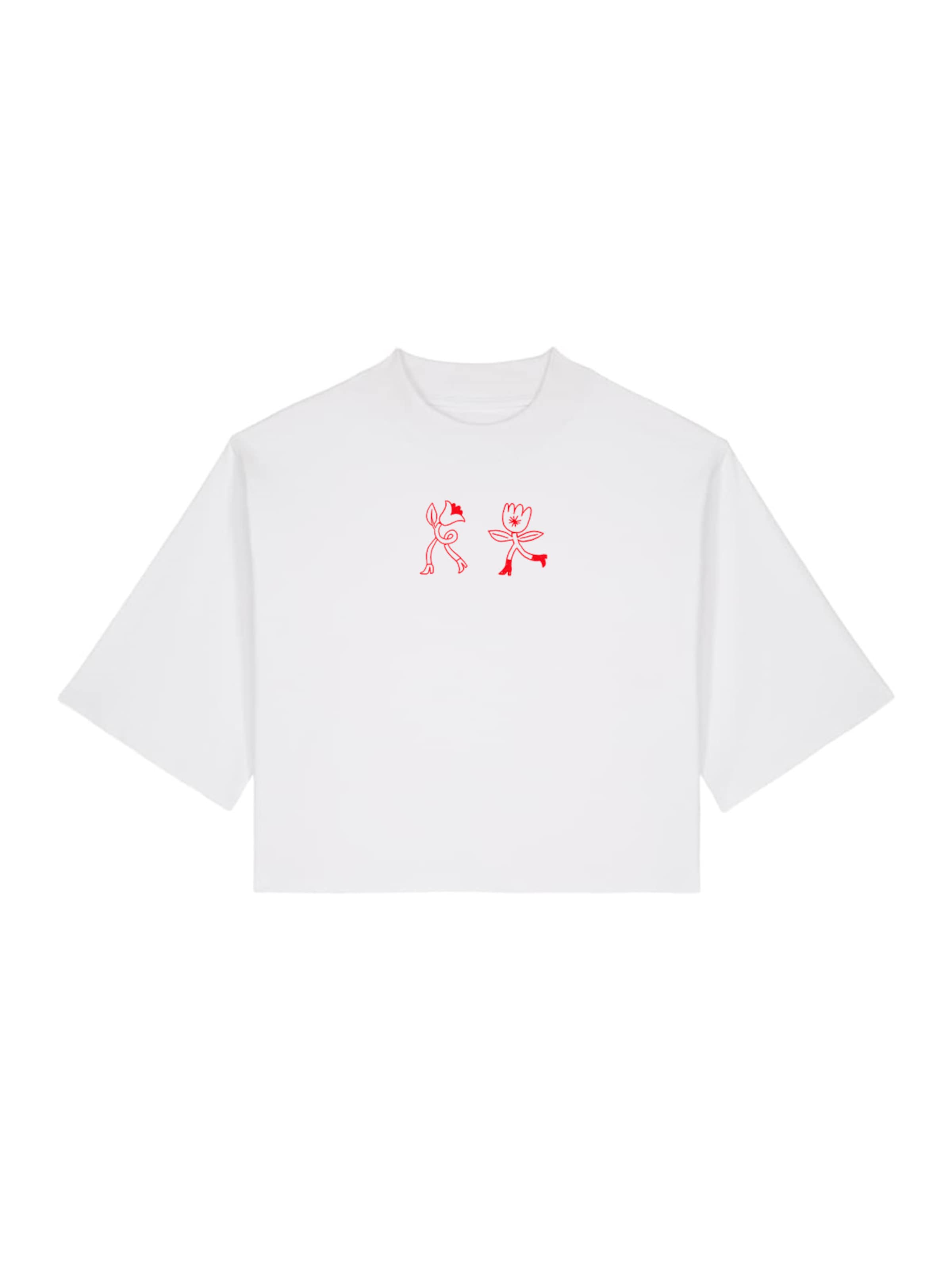 Kultgut Shirt 'HEY Summer!' in White: front