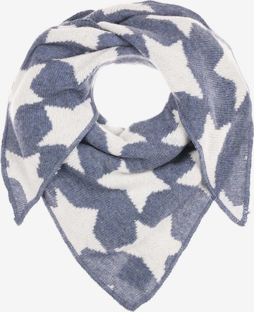 Zwillingsherz Szalik w kolorze niebieski: przód