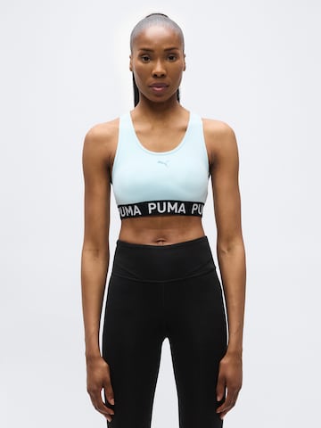 PUMA Korzetová Sportovní podprsenka '4KEEPS' – modrá: přední strana