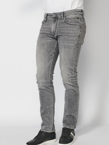 KOROSHI Slimfit Jeans i grå