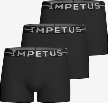 Boxers IMPETUS en noir : devant