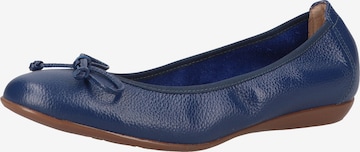 Wonders Ballet Flats in Blue: front