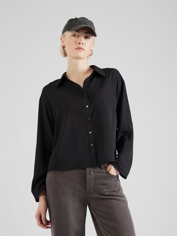 VILA Blouse in Zwart: voorkant