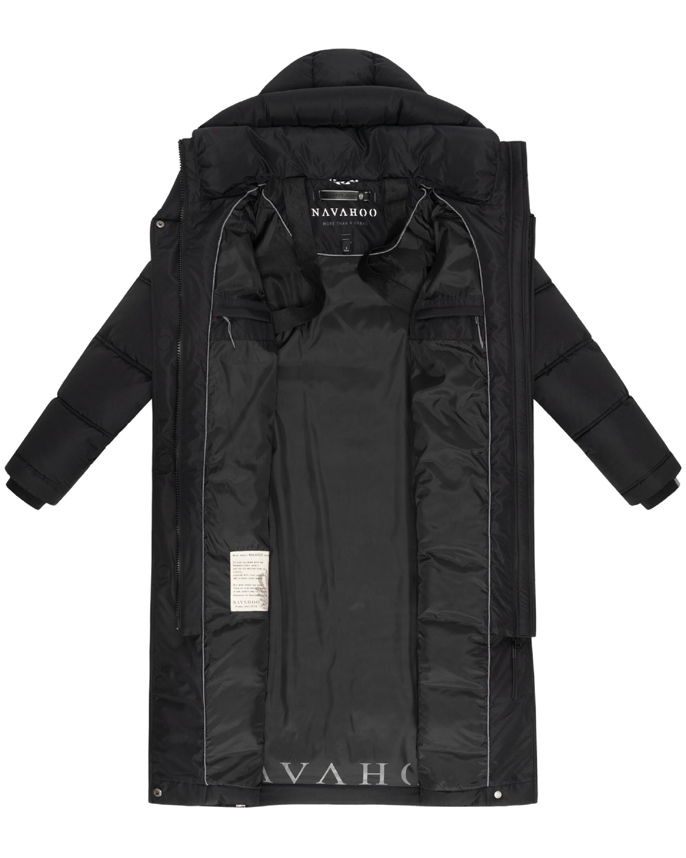 NAVAHOO Télikabátok 'Engelsfeder XIV' - fekete