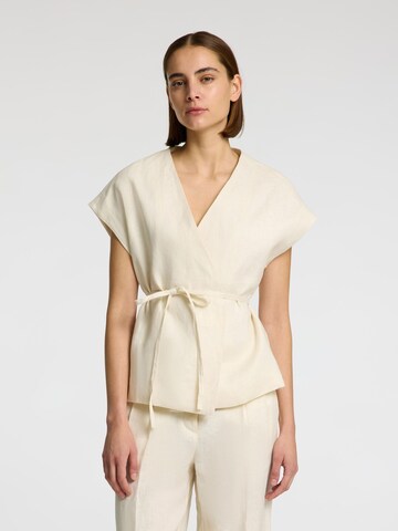 SELECTED FEMME Vest i beige: forside