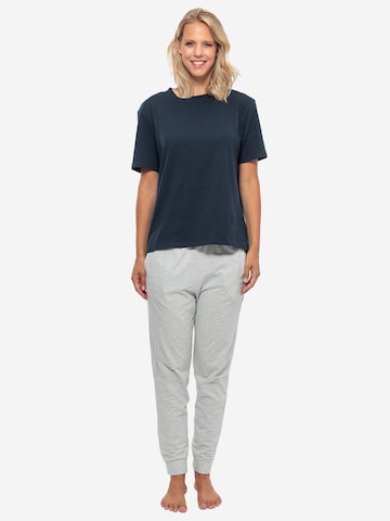 SCHIESSER Pajama 'Organic Cotton' in Grey