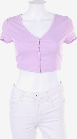 SheIn Cropped Shirt XS in Lila: predná strana