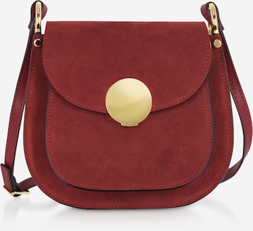 Borsa a tracolla 'Agave' di LeParmentier in rosso: frontale