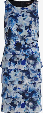 Robe Vera Mont en bleu : devant