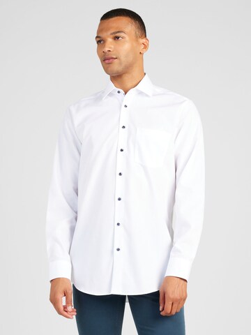 SEIDENSTICKER - Regular Fit Camisa em branco: frente