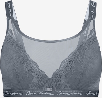 Marc & André Bralette Bra 'Milady' in Grey: front