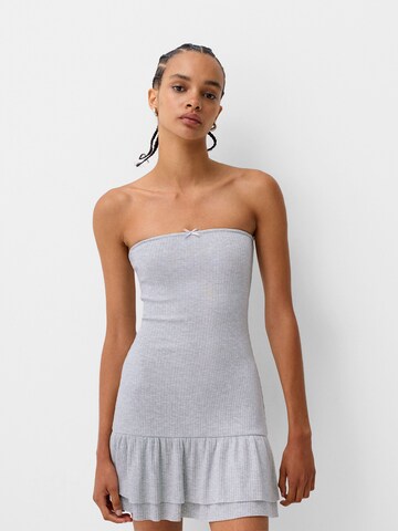 Bershka Summer dress in Grey: front