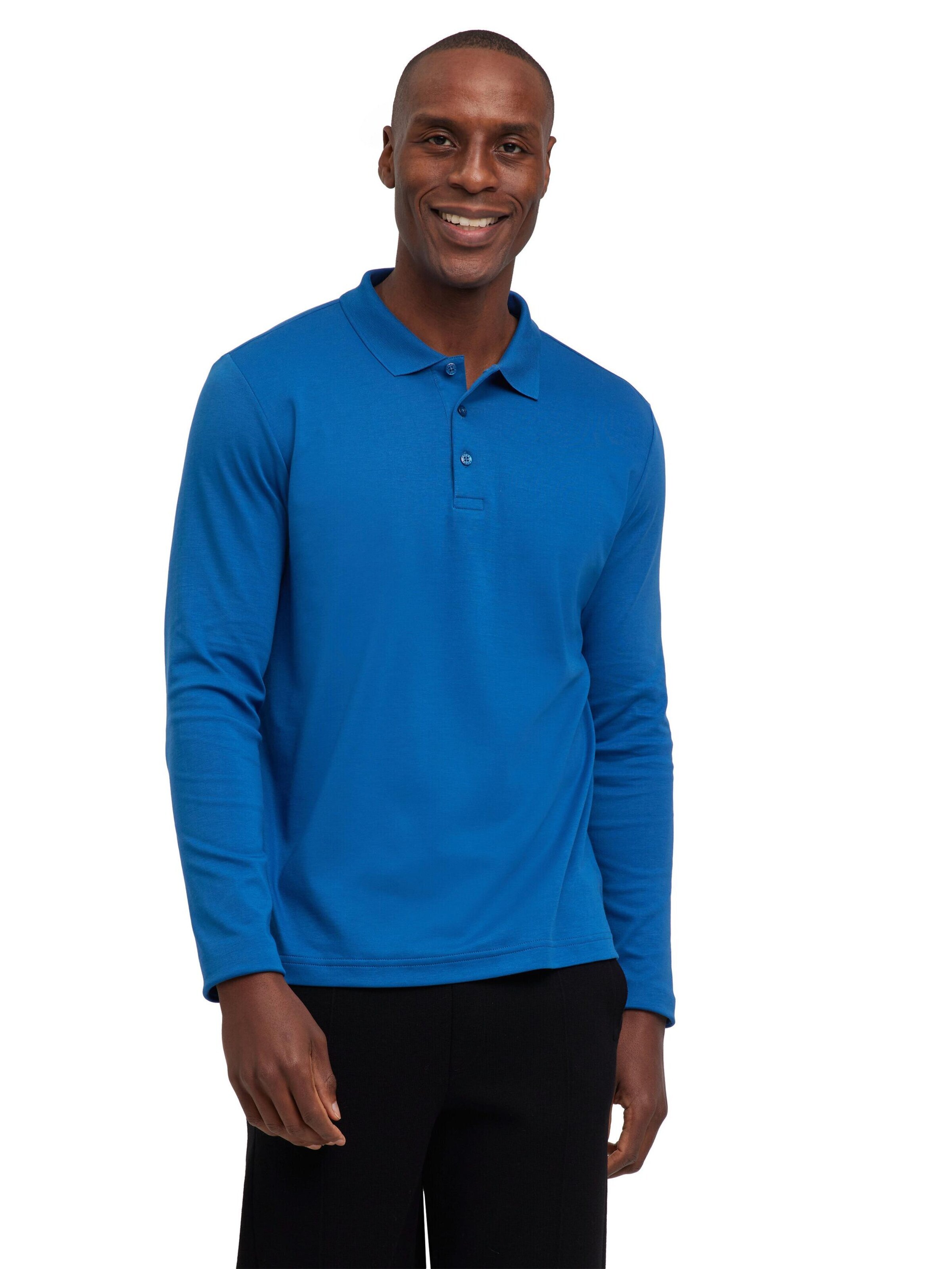 FALKE Shirt 'Essential Cotton' in Blue: front