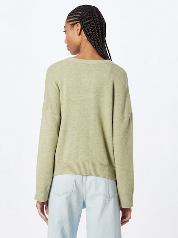 VILA Knit Cardigan in Green