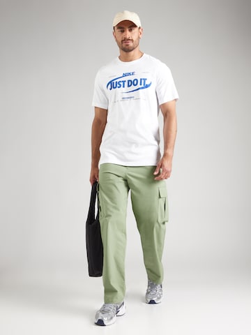 balta Nike Sportswear Marškinėliai