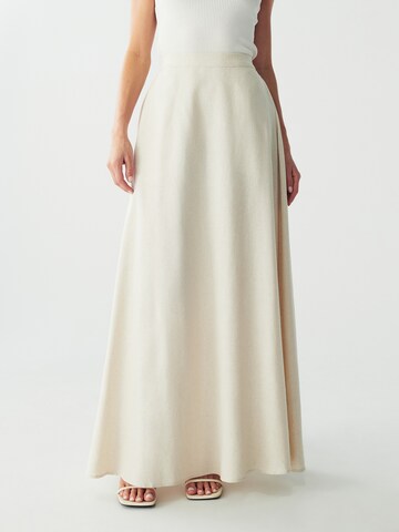 Willa Nederdel 'ISLA' i beige: forside