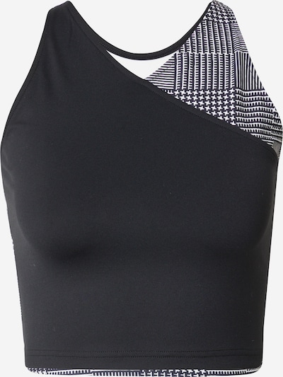 Sport top NIKE pe negru / alb, Vizualizare produs