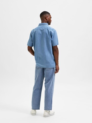 SELECTED HOMME - Ajuste confortable Camisa 'Mario' en azul