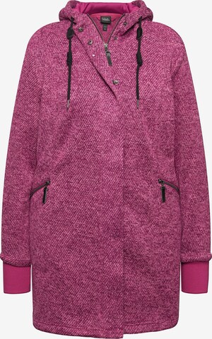 Ulla Popken Übergangsjacke in Pink: Vorderseite