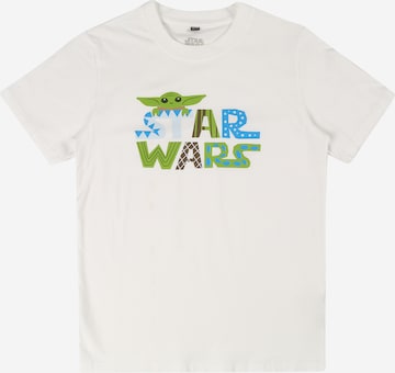 Mister Tee Shirt 'Star Wars' in Wit: voorkant