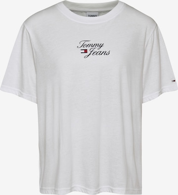 Tommy Jeans Curve Shirt in Weiß: predná strana