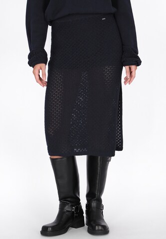 DreiMaster Vintage - Falda en azul: frente