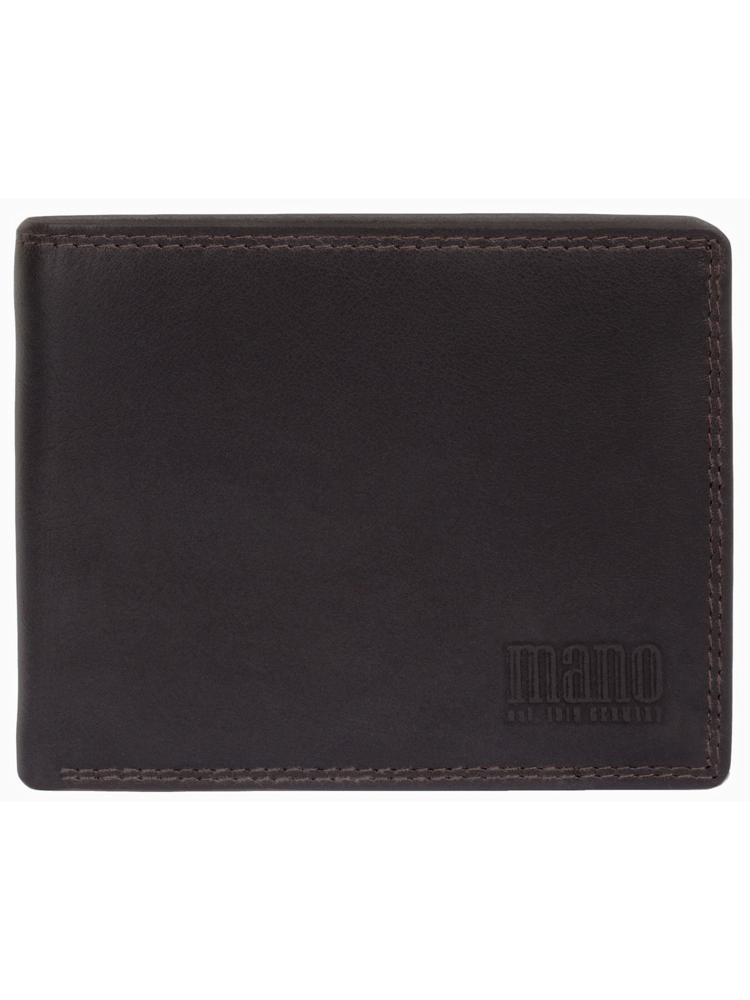 mano Wallet 'SUTURA' in Brown: front