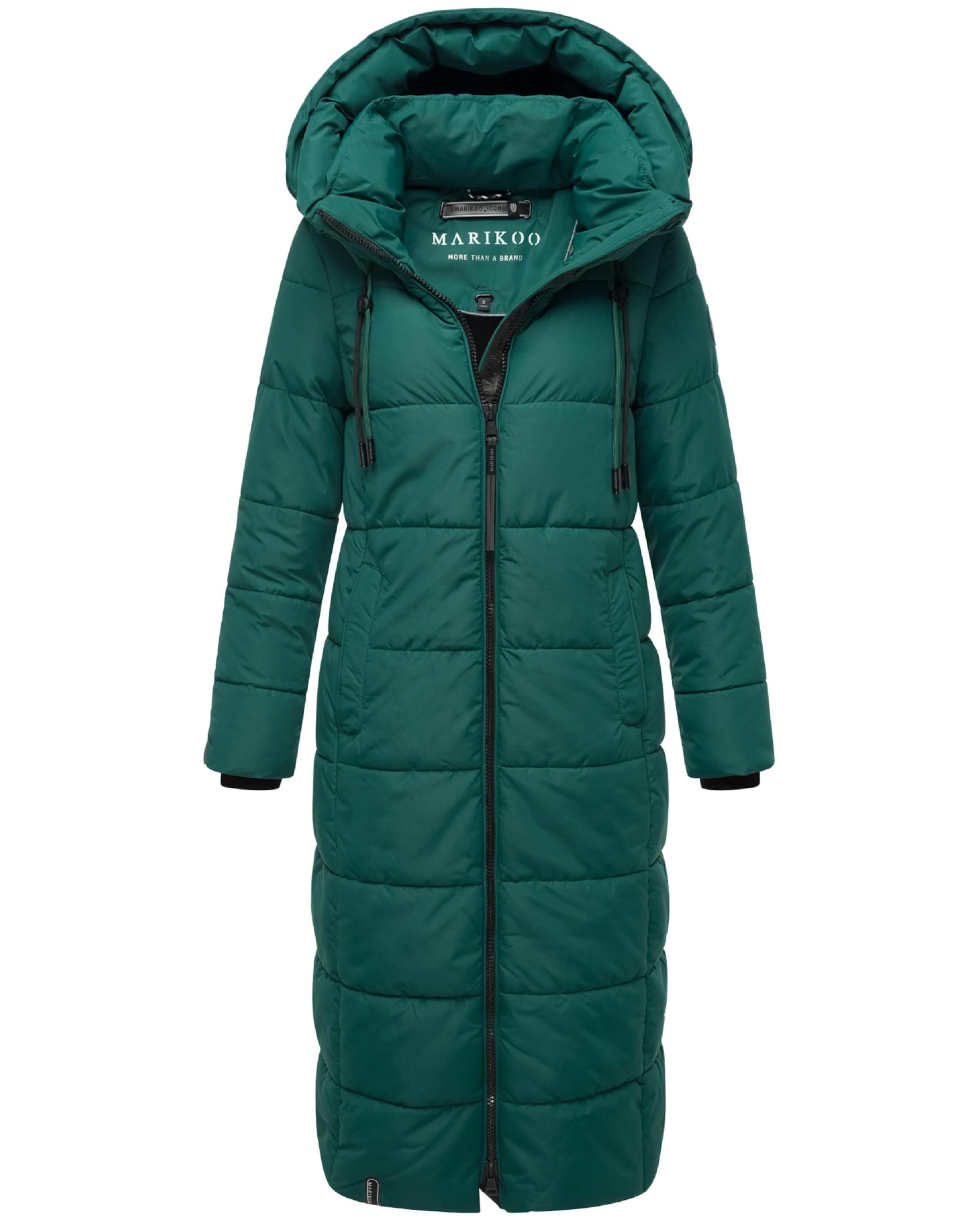 MARIKOO Mantel 'Nadeshikoo XVI' in Grün: Vorderseite