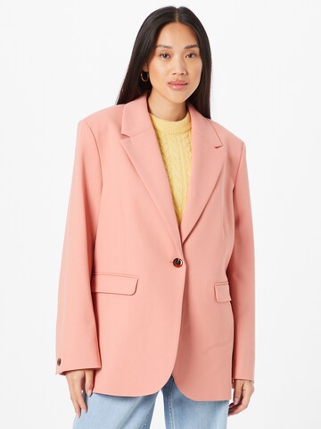 Samsøe Samsøe - Blazer en naranja: frente