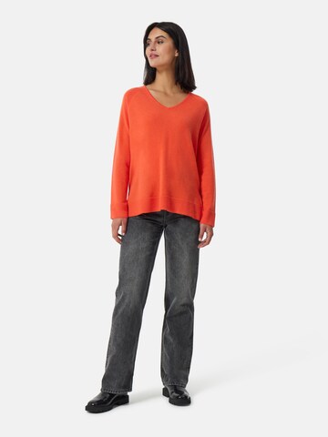 CASH-MERE.CH Kaschmir Pullover in Orange