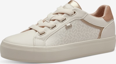 s.Oliver Sneaker low i beige / brun / guld, Produktvisning