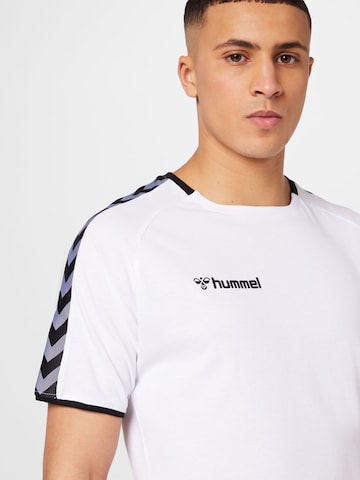 T-Shirt fonctionnel Hummel en blanc