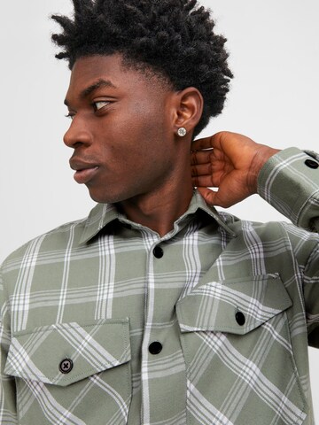 JACK & JONES - Ajuste confortable Camisa 'Roy' en verde