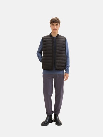 TOM TAILOR DENIM Bodywarmer in Zwart