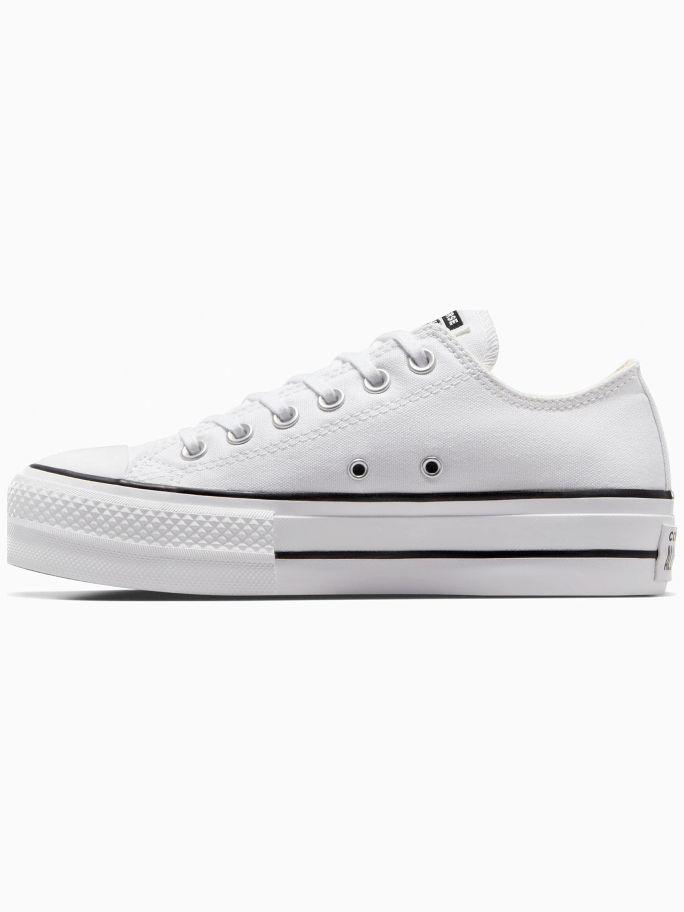 CONVERSE Platform trainers 'Converse Chuck Taylor All Star Lift Ox' in White: front