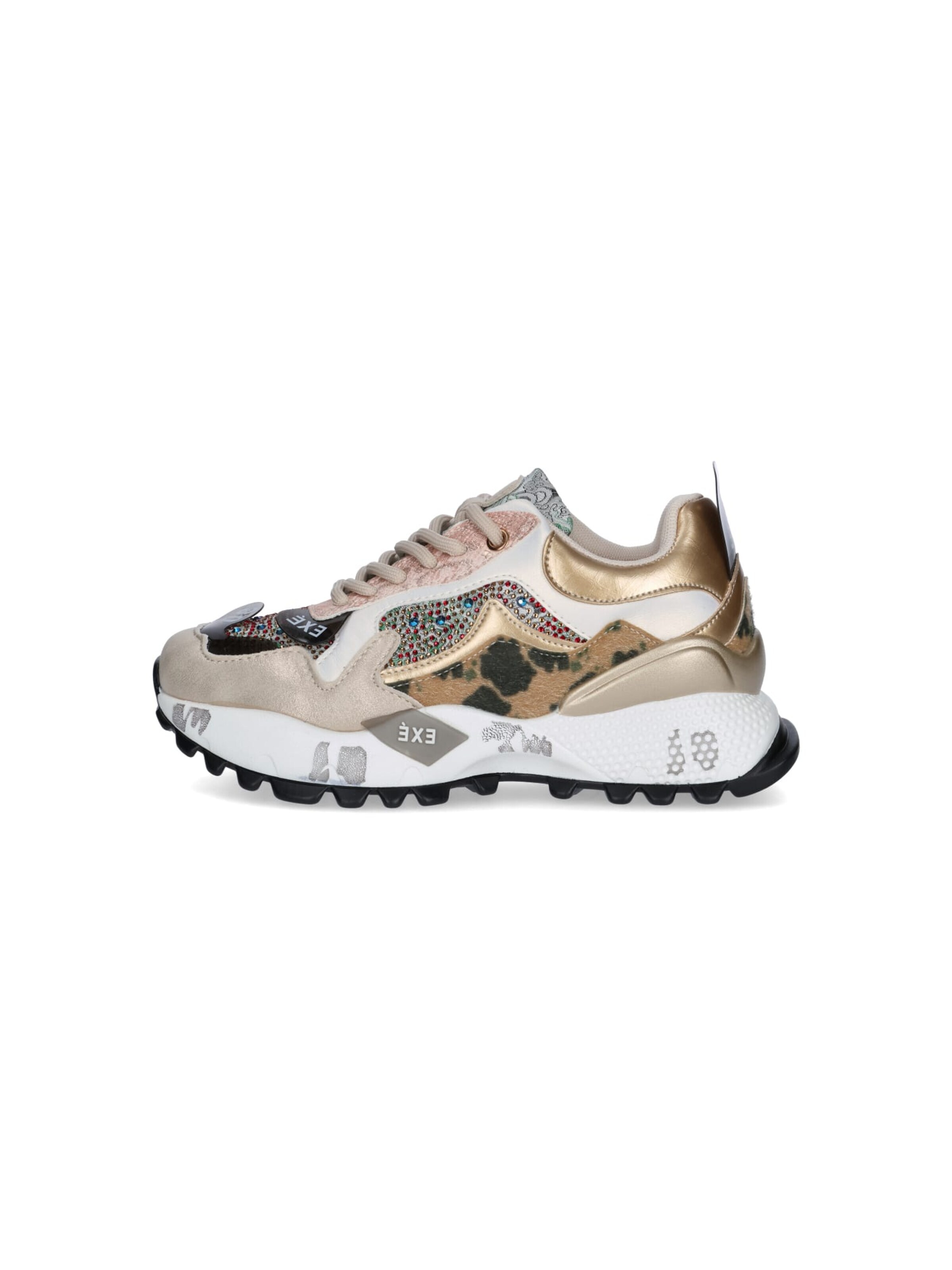 EXE - Zapatillas deportivas bajas 'D190608-13C' en oro: frente