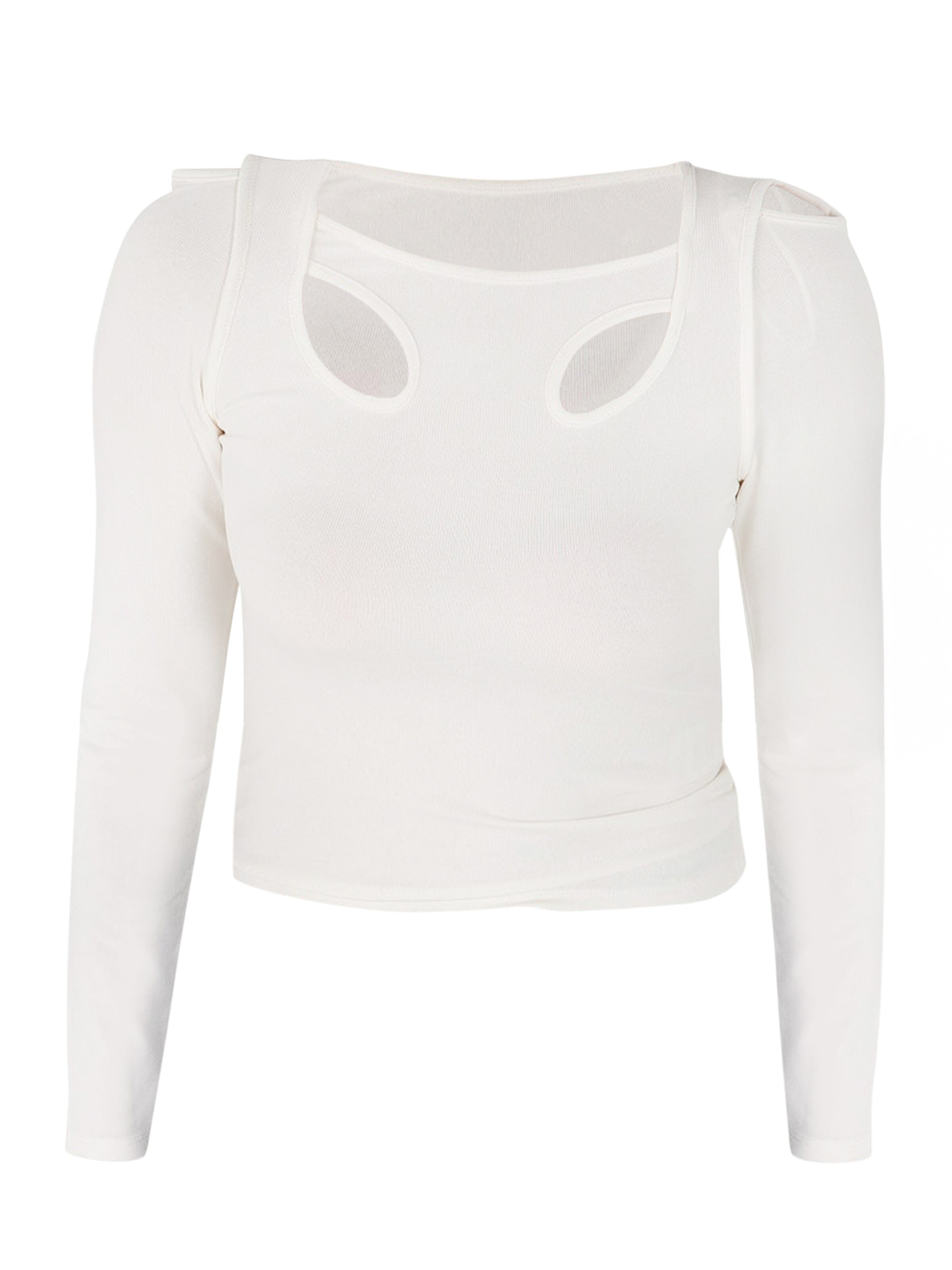 No Matter What Shirt in Beige: voorkant