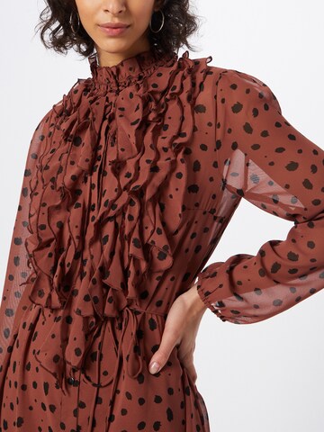 SAINT TROPEZ Shirt Dress in Brown