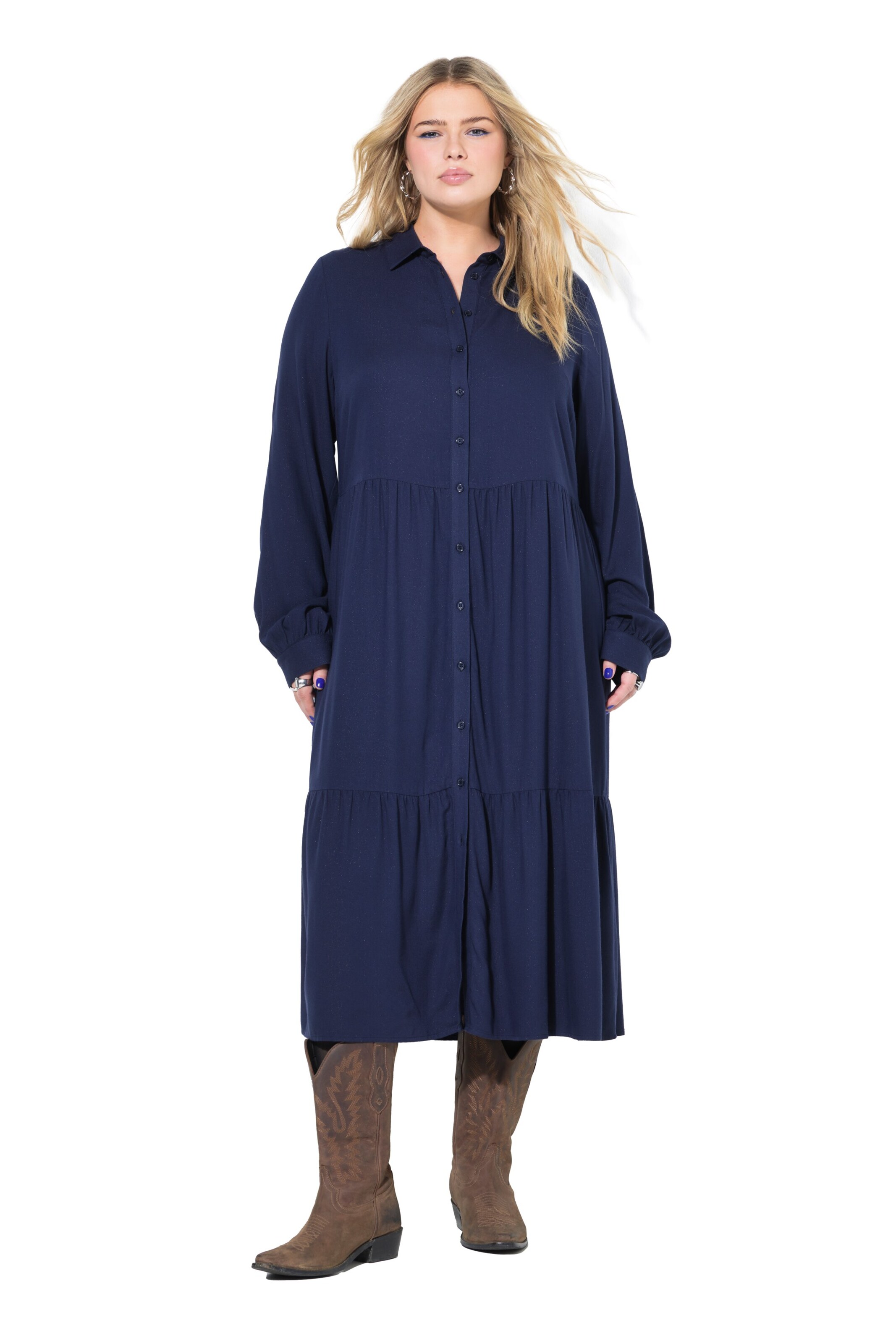 Studio Untold Kleid in Blau: Vorderseite