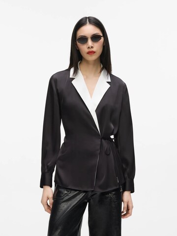 Karl Lagerfeld Blúz - fekete: elől